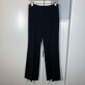 MM Lafleur Mercado Wide leg Slit ankle hem trouser pant black size 0 work office